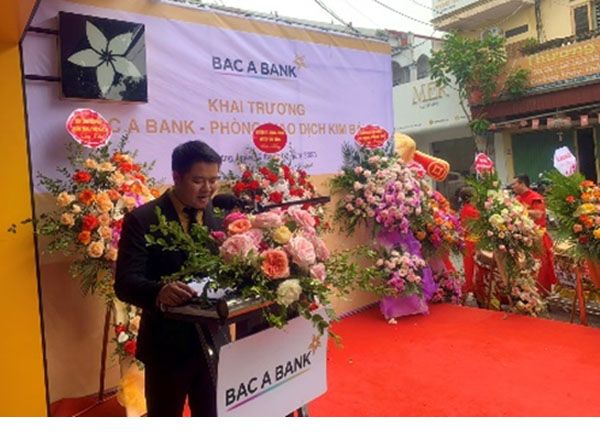 Bac A Bank Ha Nam khai truong phong giao dich Kim Bang 3