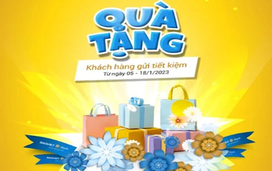 BaoVietBank tặng quà cho khách hàng mở mới sổ tiết kiệm hoặc tái tục tiền gửi tại Trung tâm kinh doanh và chi nhánh Nam Sài Gòn