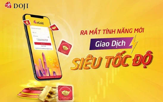 DOJI - TPBank ra mắt tính năng mới mua bán vàng vật chất trực tuyến eGold