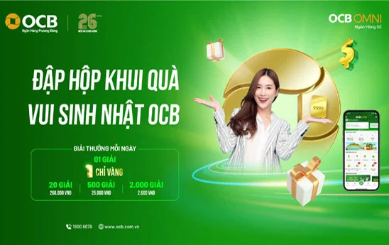 Đập hộp khui quà - Vui sinh nhật OCB