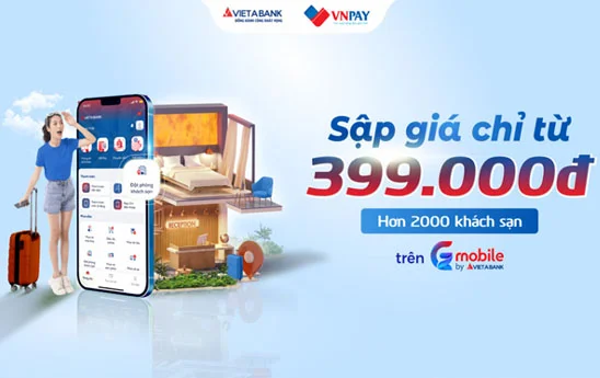 Đồng giá đặt phòng khách sạn tại VietABank EZMobile