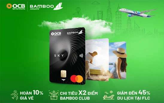 Gia tăng tiện ích dành cho chủ thẻ OCB Bamboo Airways