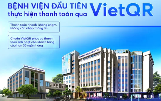 MB hợp tác với Bệnh viện thanh toán không chạm VietQR