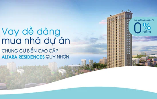 Oceanbank ưu đãi lãi suất cho khách hàng vay mua căn hộ chung cư biển cao cấp Altara Quy Nhơn