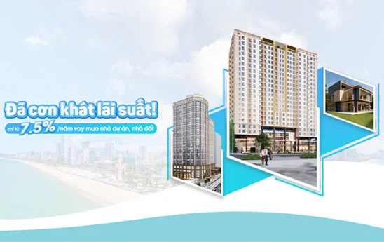 Oceanbank ưu đãi lãi suất cho vay mua nhà dự án, nhà đất