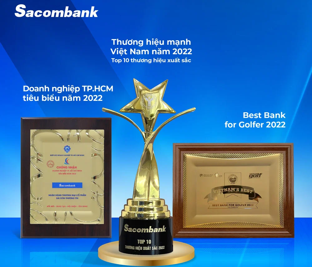 Sacombank lien tiep nhan cac giai thuong 4