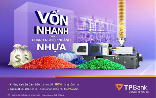 TPBank cấp tín dụng không tài sản đảm bảo cho doanh nghiệp ngành nhựa