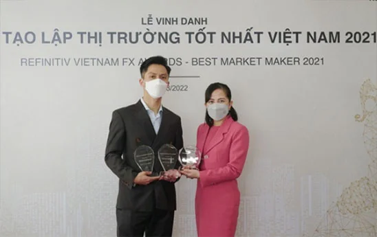 Techcombank giành 3 giải thưởng uy tín lĩnh vực ngoại hối matching