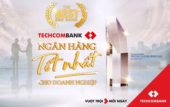Techcombank được trao tặng 2 giải thưởng quốc tế uy tín