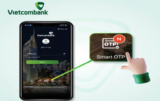 Vietcombank ra mắt phiên bản Smart OTP hợp nhất các giao dịch trên kênh App và kênh Web