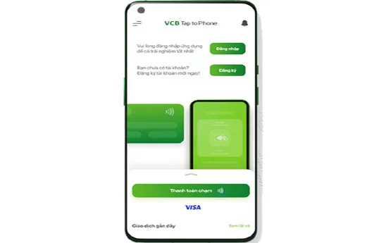Vietcombank triển khai giải pháp thanh toán chạm trên di động