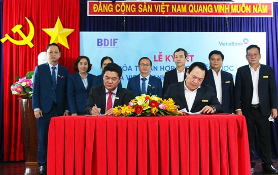 VietinBank Bình Dương và Quỹ BDIF ký kết Thỏa thuận hợp tác chiến lược