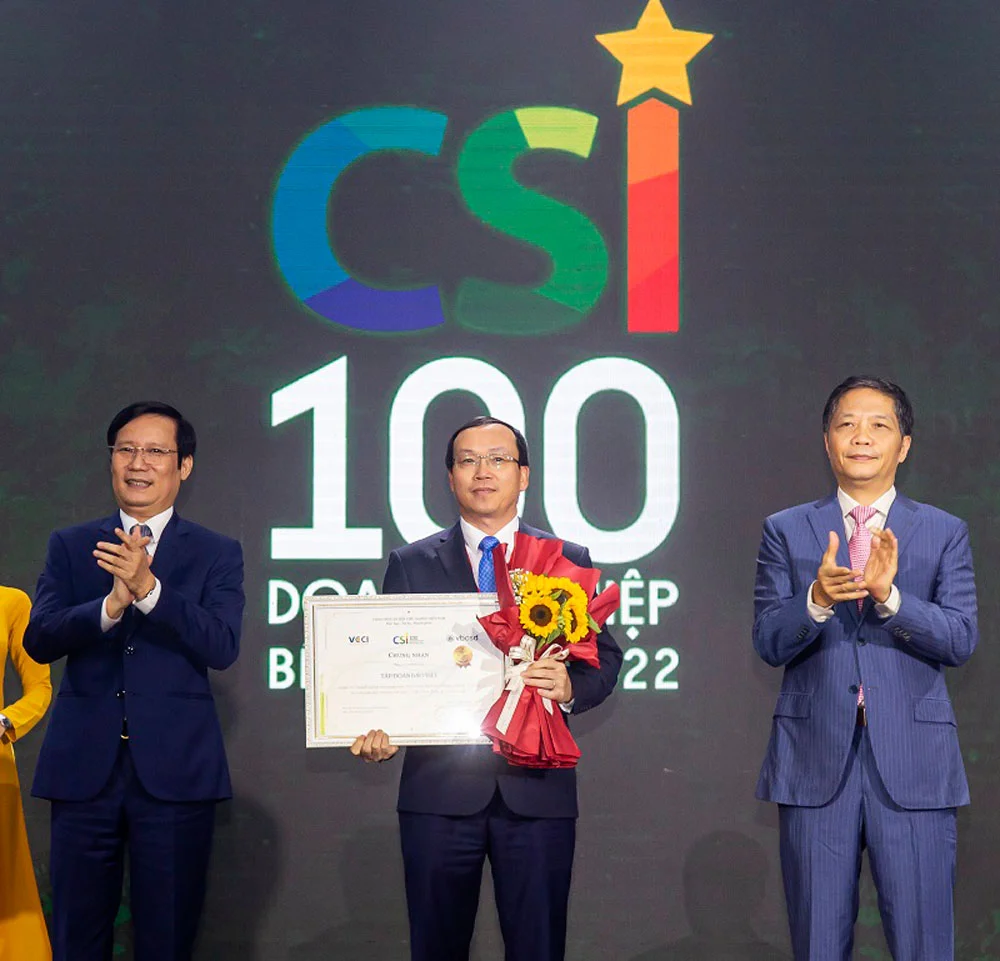 Vinh danh 100 doanh nghiep ben vung Viet Nam 2022 bao viet