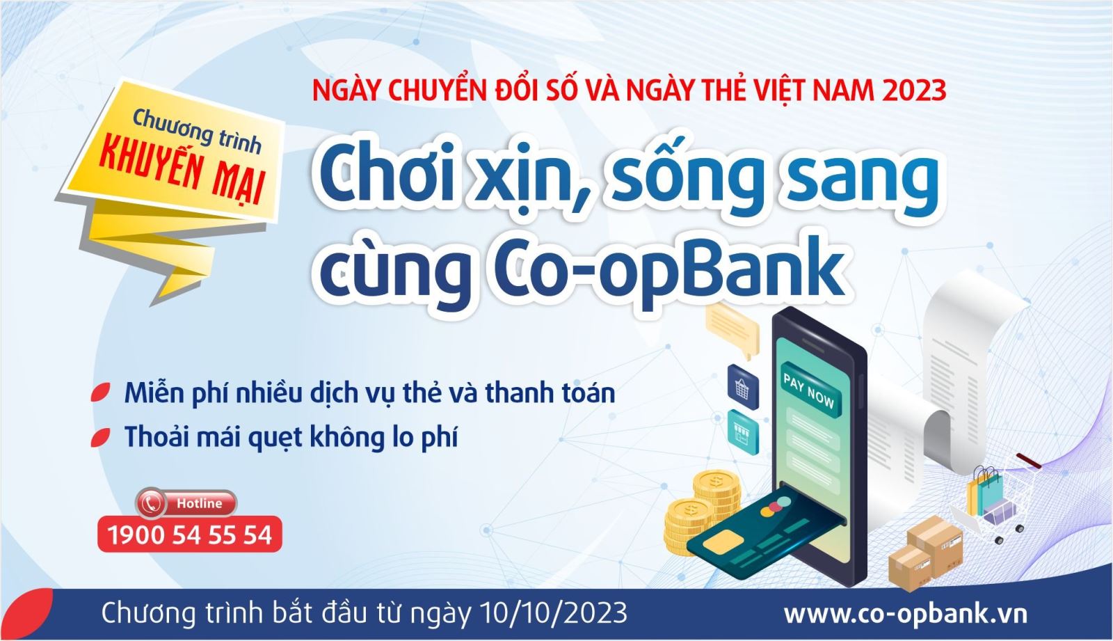Tận hưởng chuỗi khuyến mại cực “sốc” tại Ngân hàng Co-opBank