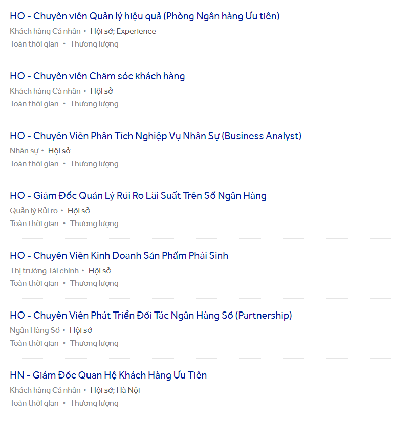 ACB tuyển dụng
