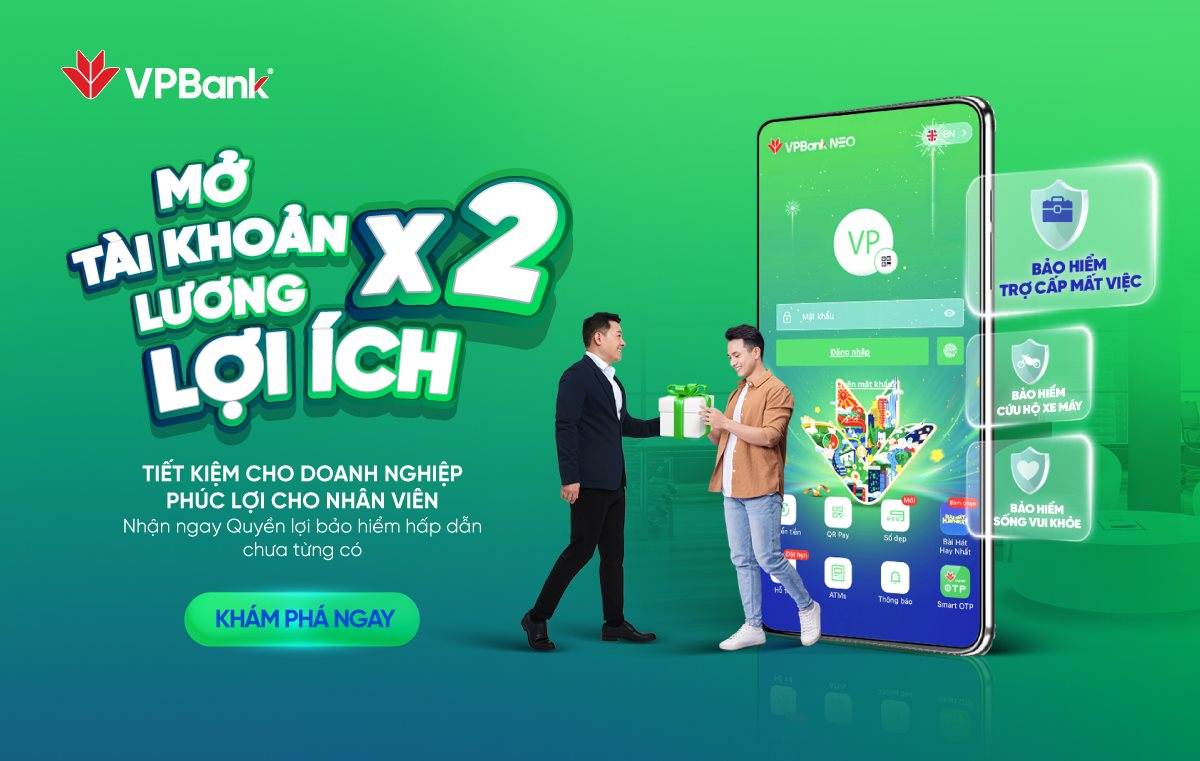 VPBank tặng Bảo hiểm tai nạn con người - mở rộng trợ cấp mất việc làm cho khách hàng