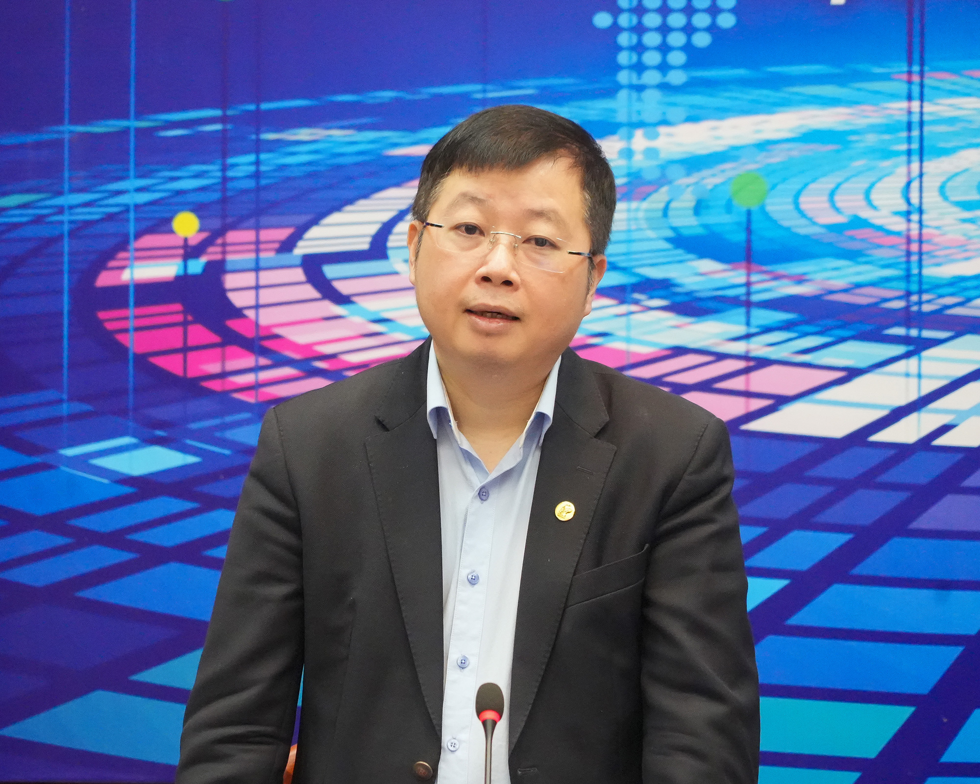 Ông Nguyễn Thanh Lâm - Thứ trưởng Bộ Thông tin và Truyền thông phát biểu tại hội thảo