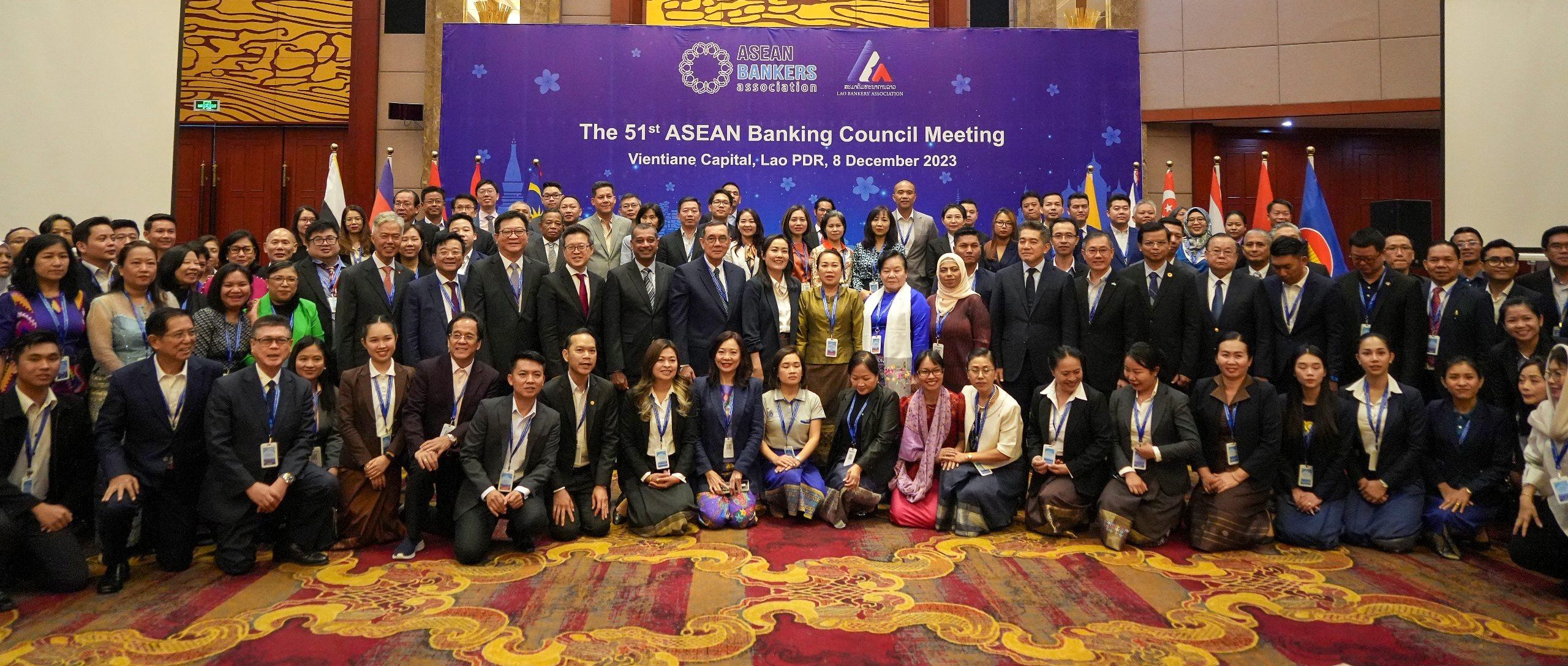 Các đại biểu tham dự Hội nghị Hội đồng Hiệp hội Ngân hàng ASEAN lần thứ 51. Ảnh Bảo Đăng