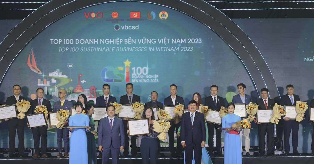 SeABank được vinh danh trong Top 100 doanh nghiệp bền vững Việt Nam 2023