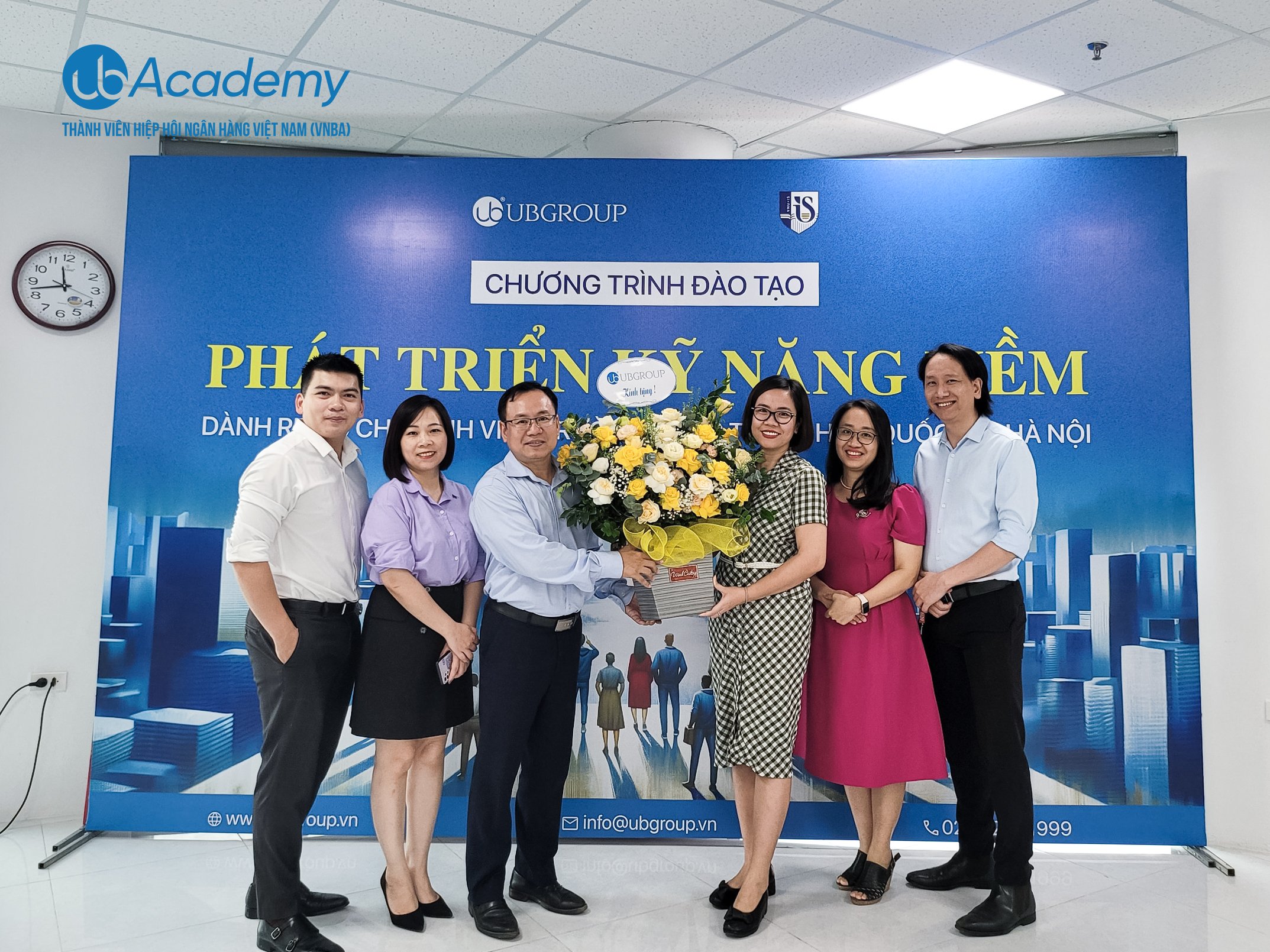 Chương trình đào tạo kỹ năng mềm của UB Group tại Đại học Quốc gia Hà Nội