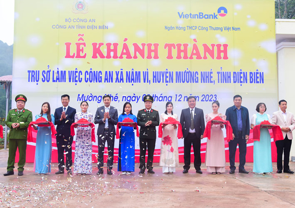 trụ sở Công an xã tại Điện Biên
