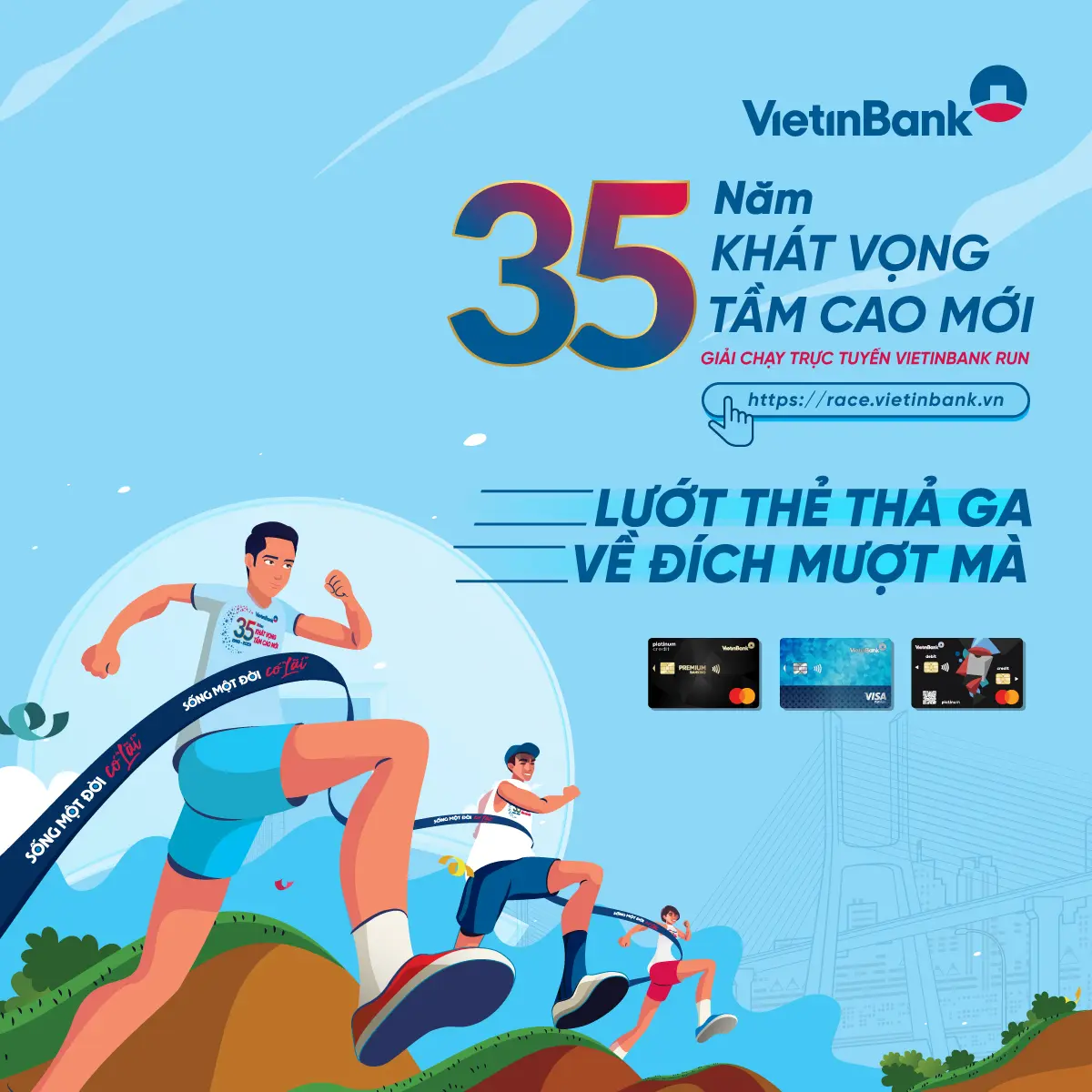“Lướt thẻ thả ga - Về đích mượt mà” cùng thẻ VietinBank