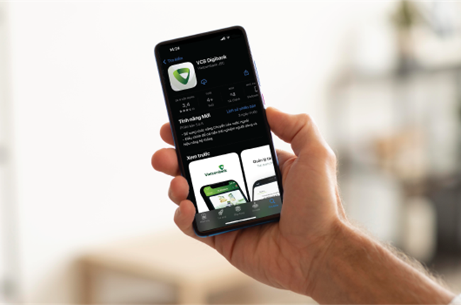 Vietcombank ra mắt VCB Digibank phiên bản 5.5.5 với nhiều tính năng mới
