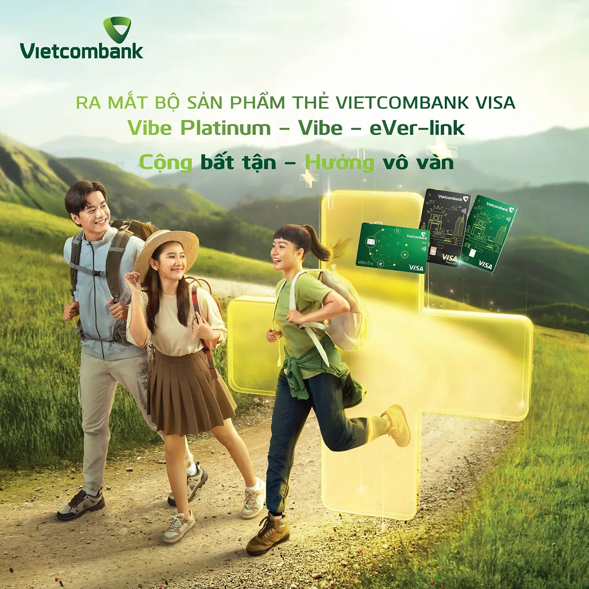 Ra mắt bộ ba sản phẩm thẻ Vietcombank Visa hoàn toàn mới