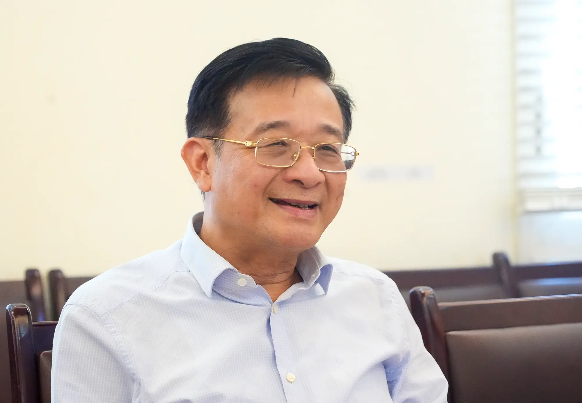 TS. Nguyễn Quốc Hùng, Phó Chủ tịch, Tổng Thư ký VNBA bày tỏ vui mừng chào đón ông Paul Gwee đã tới thăm Hiệp hội Ngân hàng Việt Nam