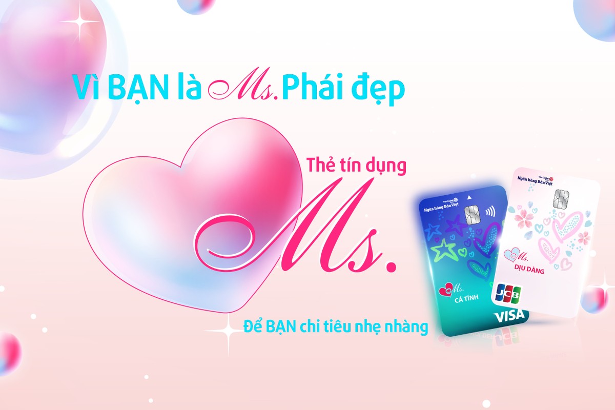 Thẻ tín dụng Ms dành riêng cho phái đẹp