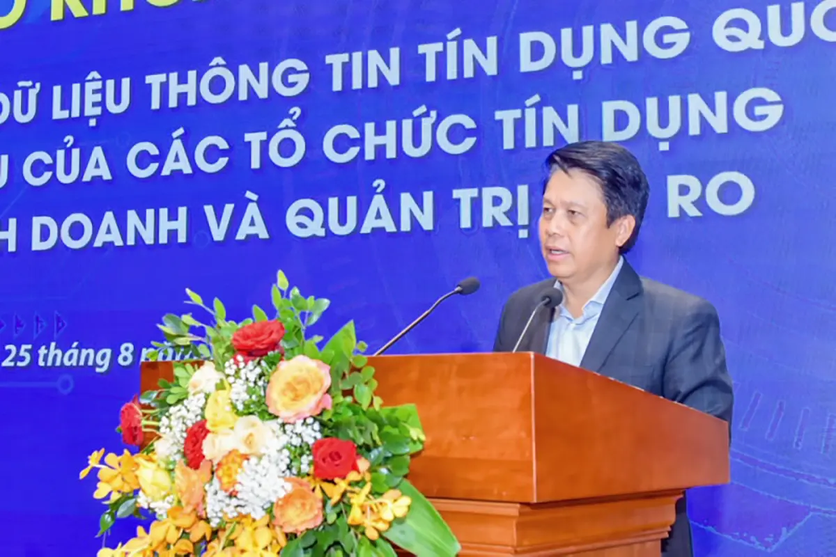 Phó Thống đốc Phạm Tiến Dũng phát biểu khai mạc Hội thảo 