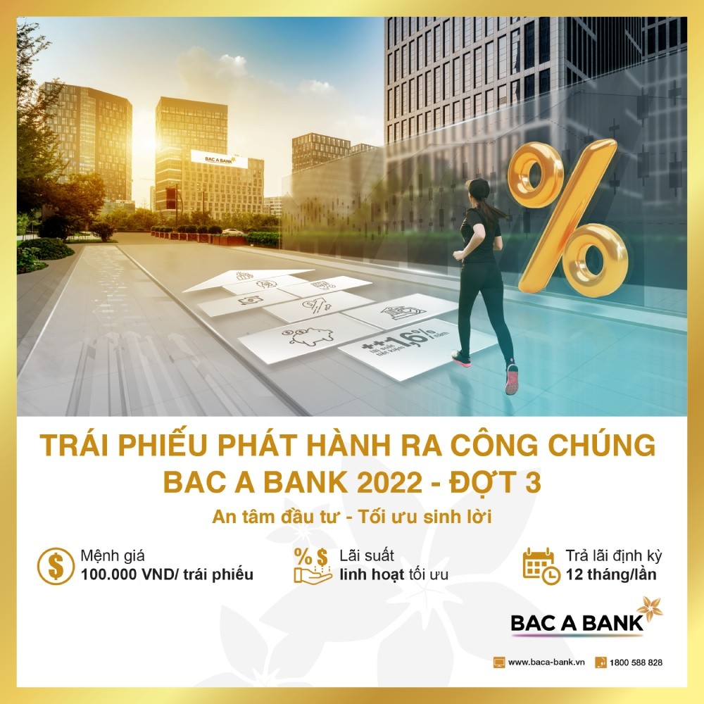 BAC A BANK phát hành trái phiếu ra công chúng.