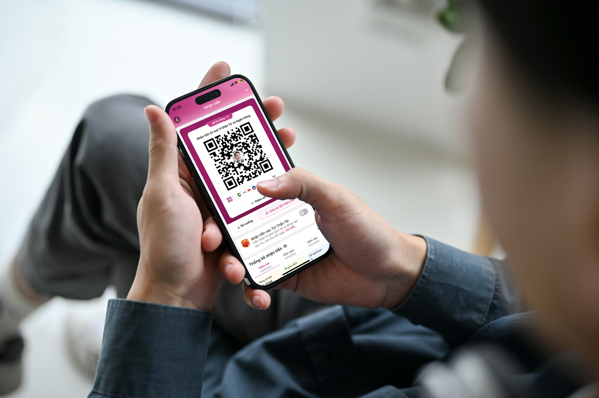 Mã QR Nhận Tiền Đa Năng của MoMo đáp ứng cho nhu cầu nhận tiền của nhiều đối tượng người dùng khác nhau, linh hoạt về nhu cầu và cách thức sử dụng