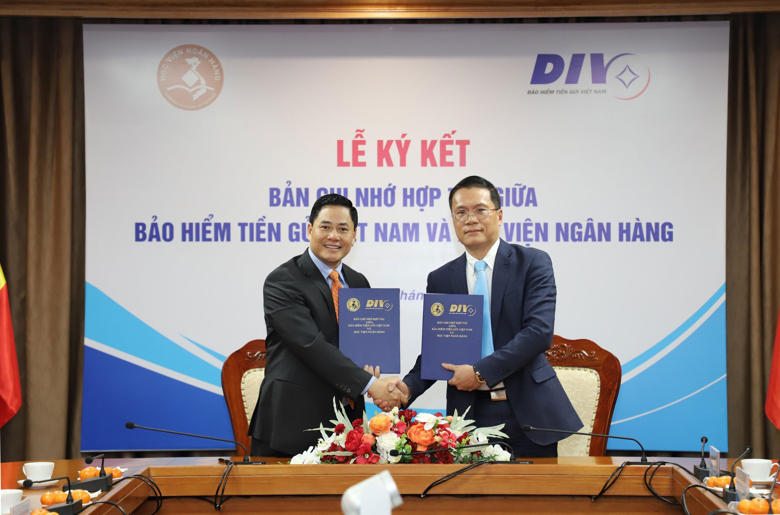 DIV và Học viện Ngân hàng ký kết Bản ghi nhớ hợp tác