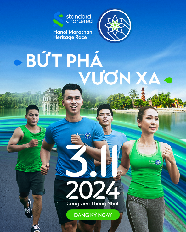 Standard Chartered Marathon Di sản Hà Nội 2024 chính thức mở đăng ký