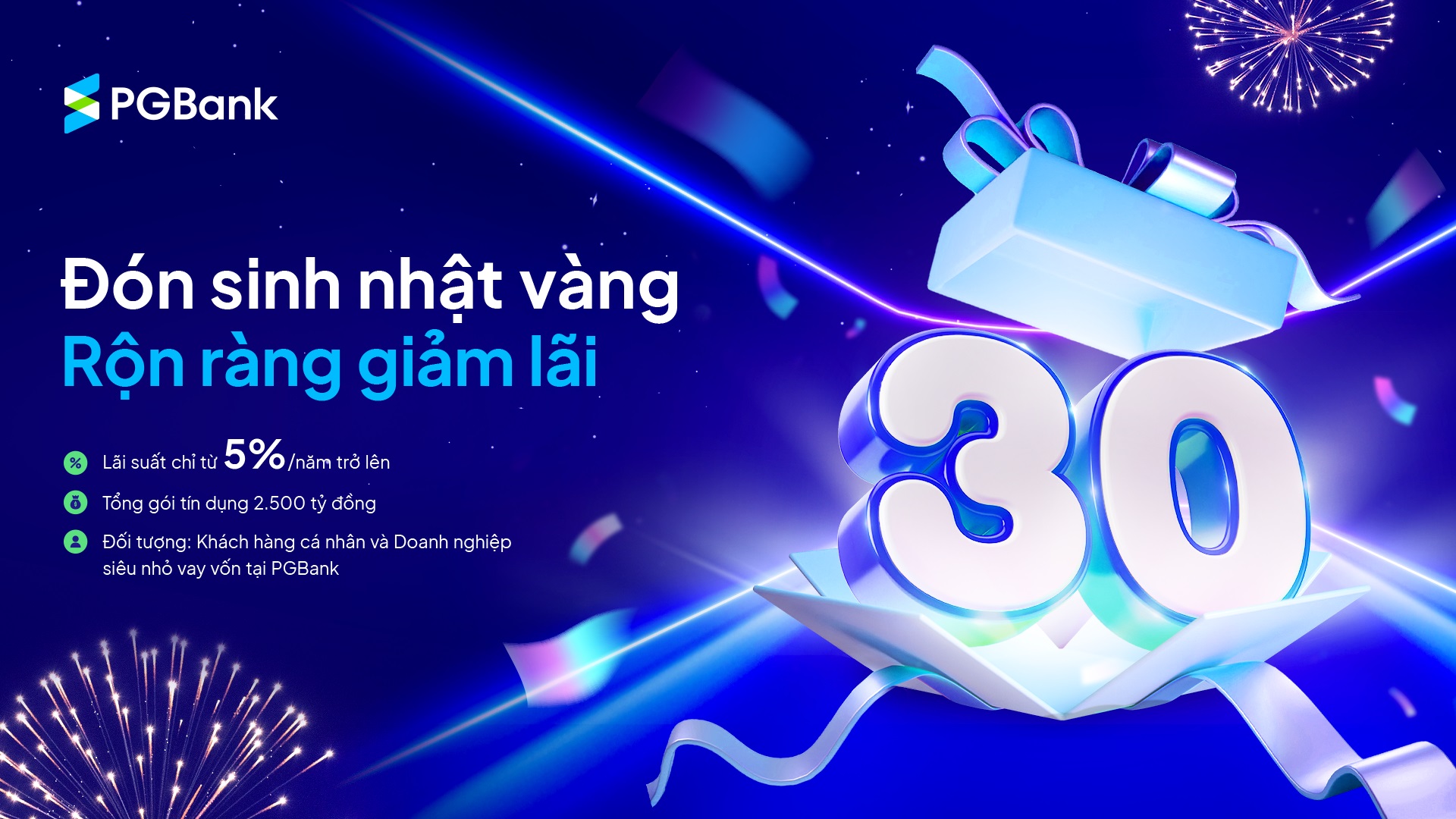PGBank tung gói 2.500 tỷ đồng cho cá nhân, Doanh nghiệp siêu nhỏ vay ưu đãi
