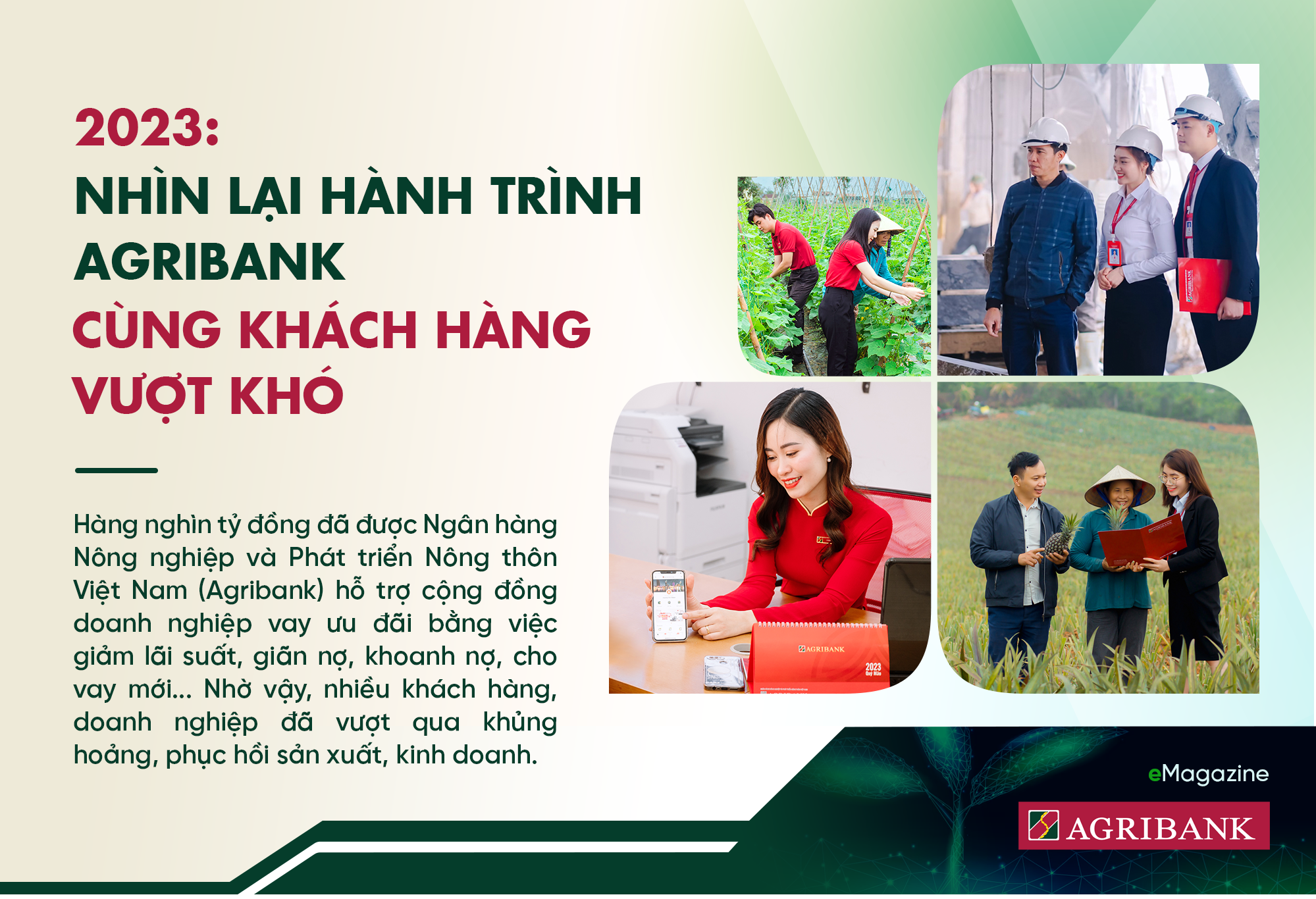 2023: Nhìn lại hành trình Agrbank cùng khách hàng vượt khó