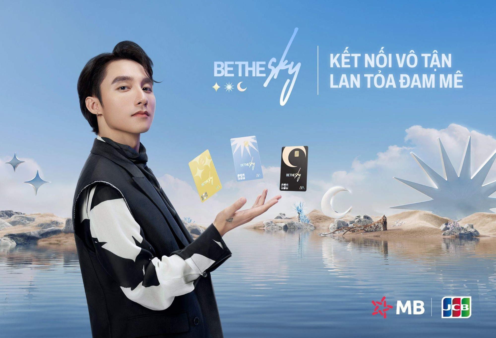MB hợp tác cùng nghệ sĩ Sơn Tùng M-TP và JCB cho ra mắt dòng thẻ Be The Sky