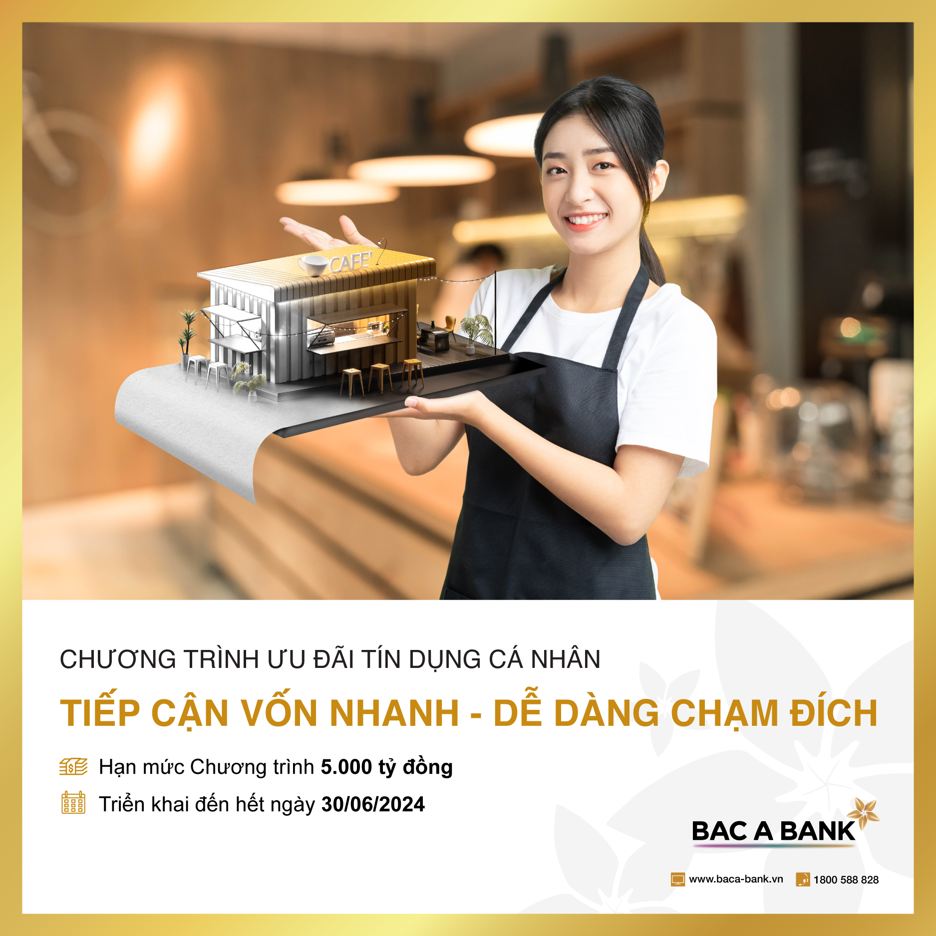 Bac A Bank ra mắt chương trình tín dụng cá nhân “Tiếp cận vốn nhanh - Dễ dàng chạm đích”