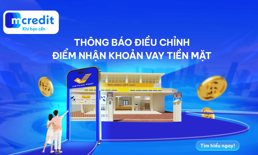 điểm nhận khoản vay