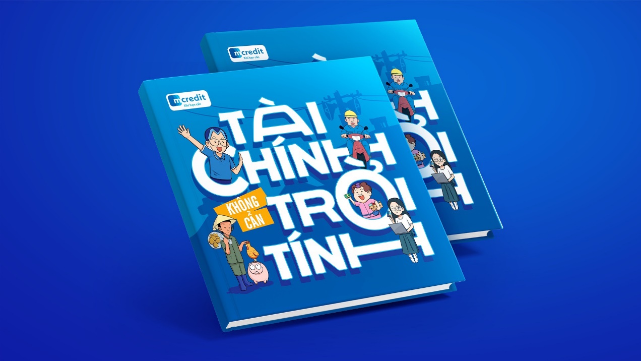Comic ‘Tài chính không cần trời tính’ được đăng tải trên website Mcredit