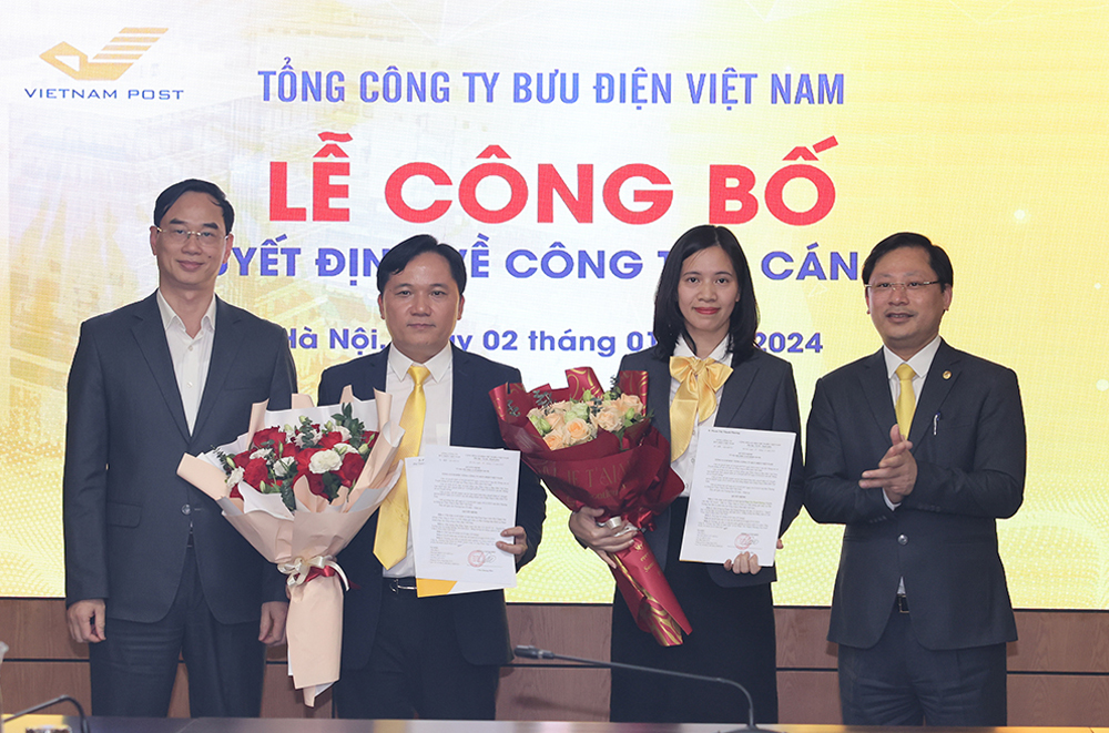 VNPost bổ nhiệm 02 cán bộ lãnh đạo mới