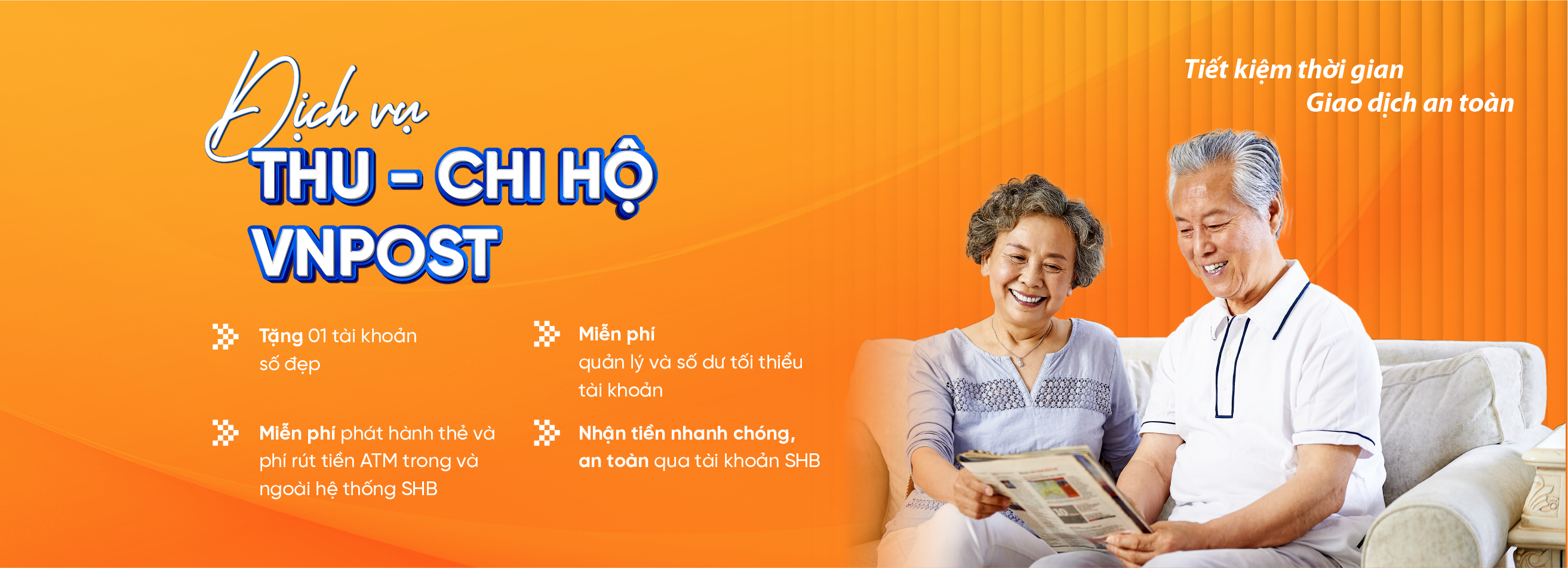 SHB triển khai dịch vụ thu chi hộ tiền mặt tại VNPOST