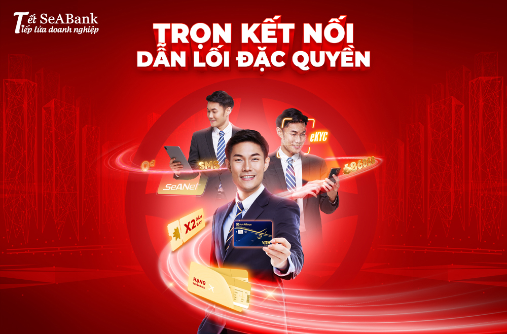 Chương trình ưu đãi khách hàng Doanh nghiệp sử dụng các sản phẩm, dịch vụ của SeABank