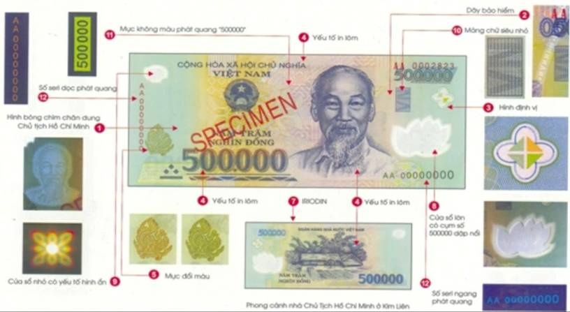 nhận biết tiền thật, tiền giả