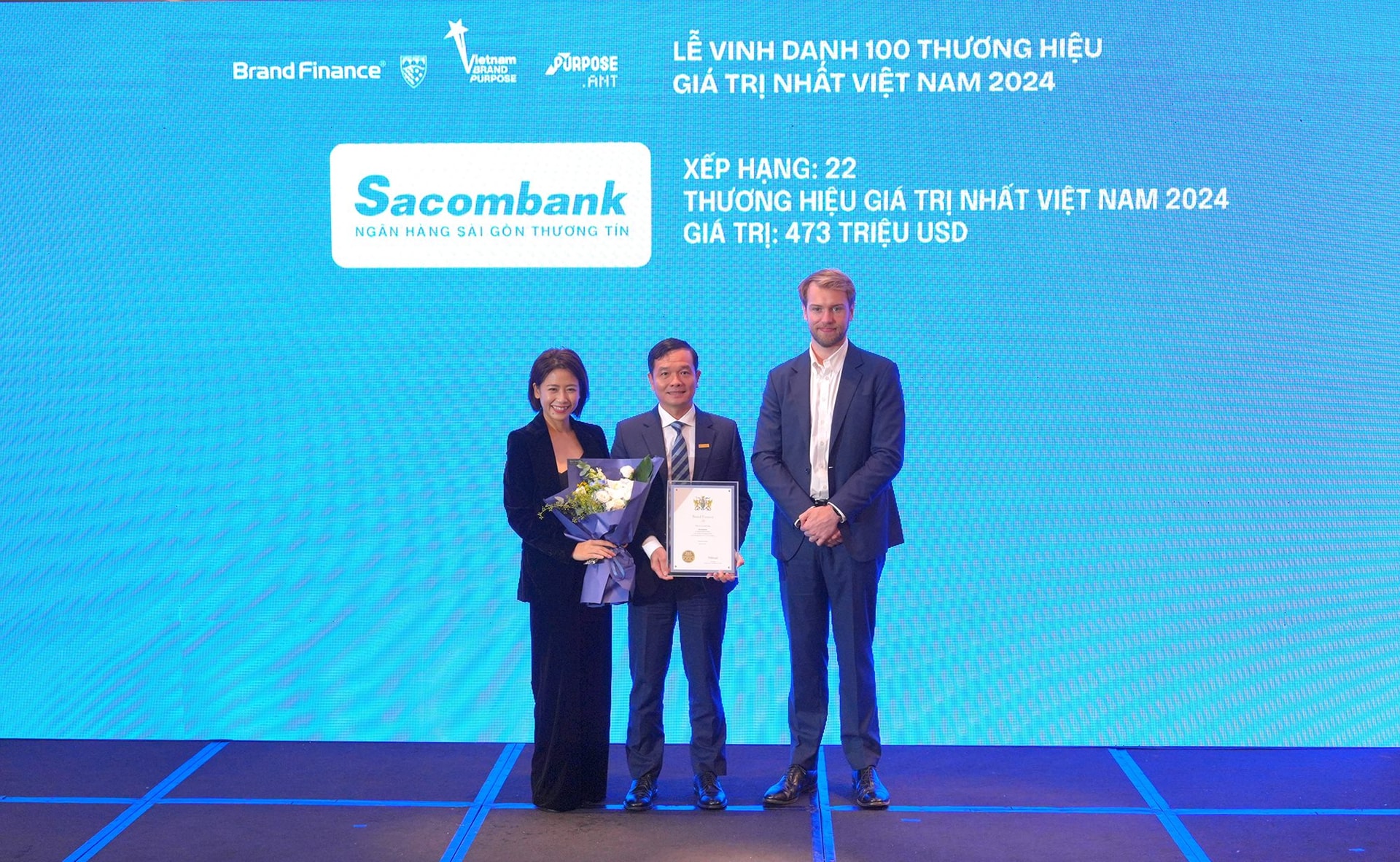 Sacombank vào Top 22  thương hiệu giá trị nhất Việt Nam của Brand Finance