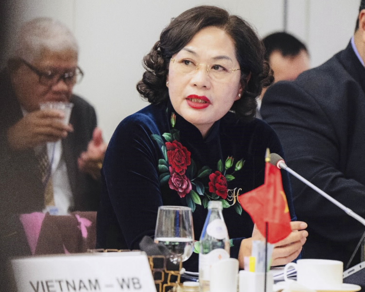 Thống đốc Nguyễn Thị Hồng phát biểu tại Phiên họp chung của Nhóm nước Đông Nam Á(SEAVG) tại IMF/WB