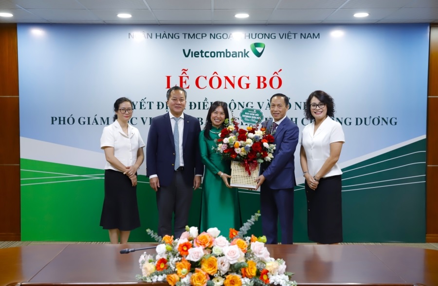 Bổ nhiệm Phó Giám đốc Vietcombank Chương Dương