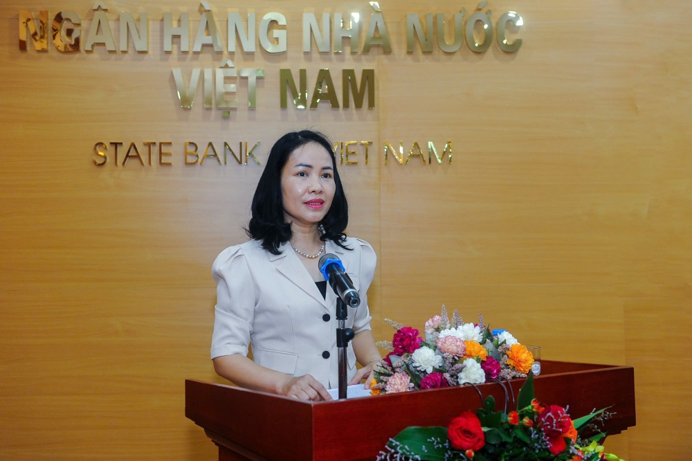 Bà Nguyễn Thị Thanh Bình - Phó Tổng biên tập phụ trách Tạp chí Ngân hàng
