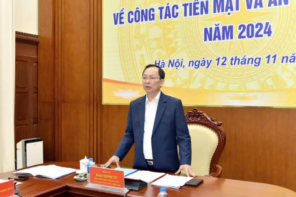 Phó Thống đốc Thường trực NHNN Đào Minh Tú chủ trì Hội nghị